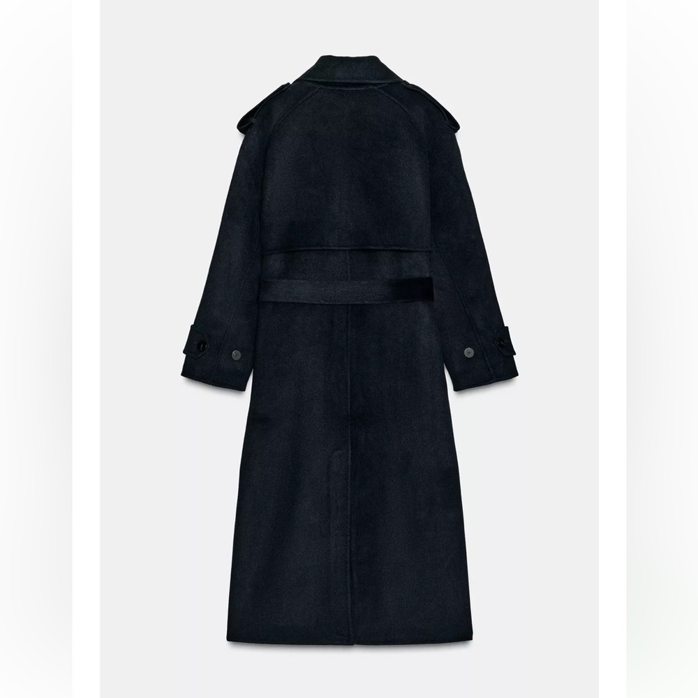 ZARA LONG WOOL BLEND COAT ZW COLLECTION LIMITED EDITION - Picture 6 of 15